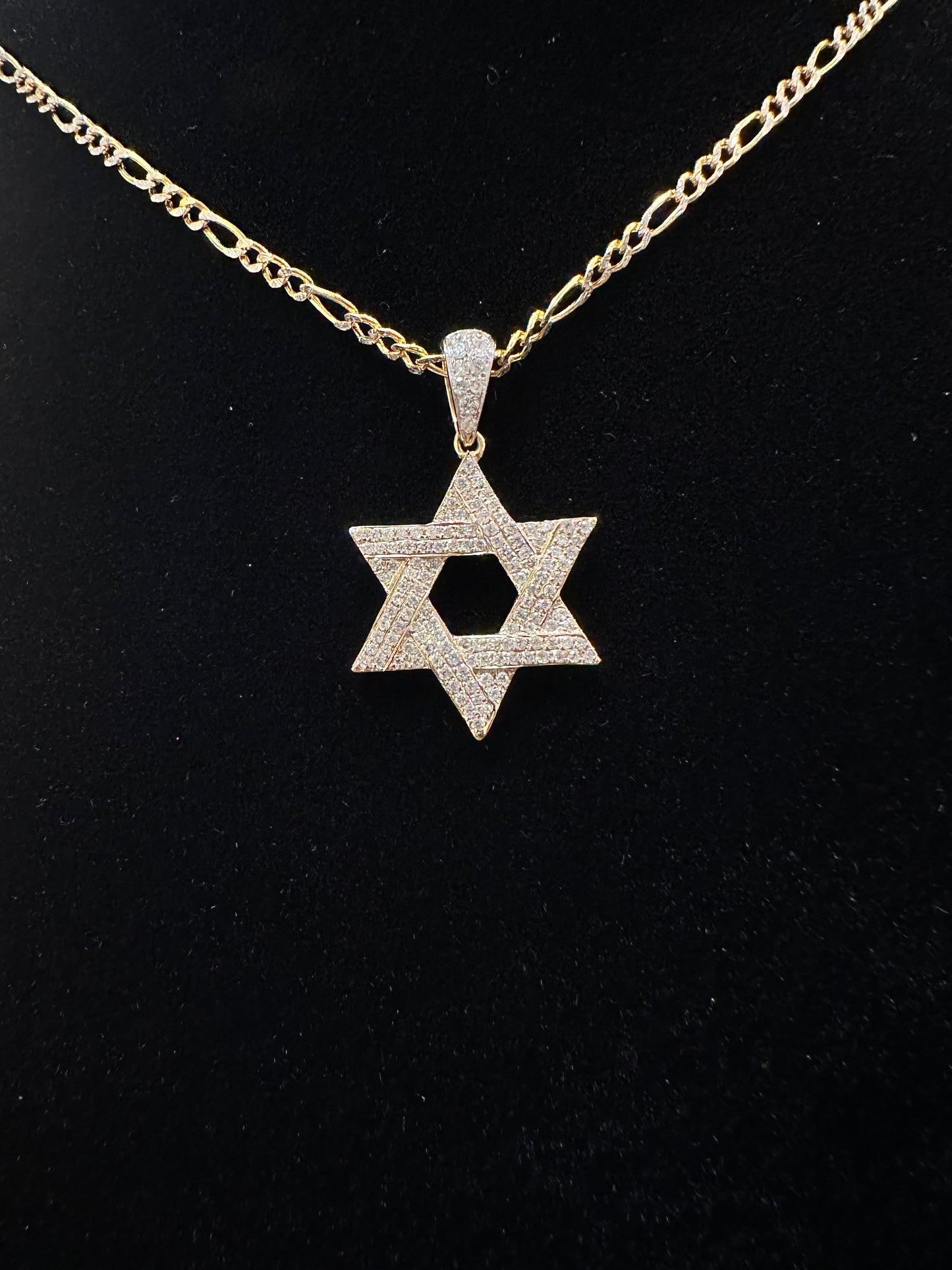 Star of David Charm 14k
