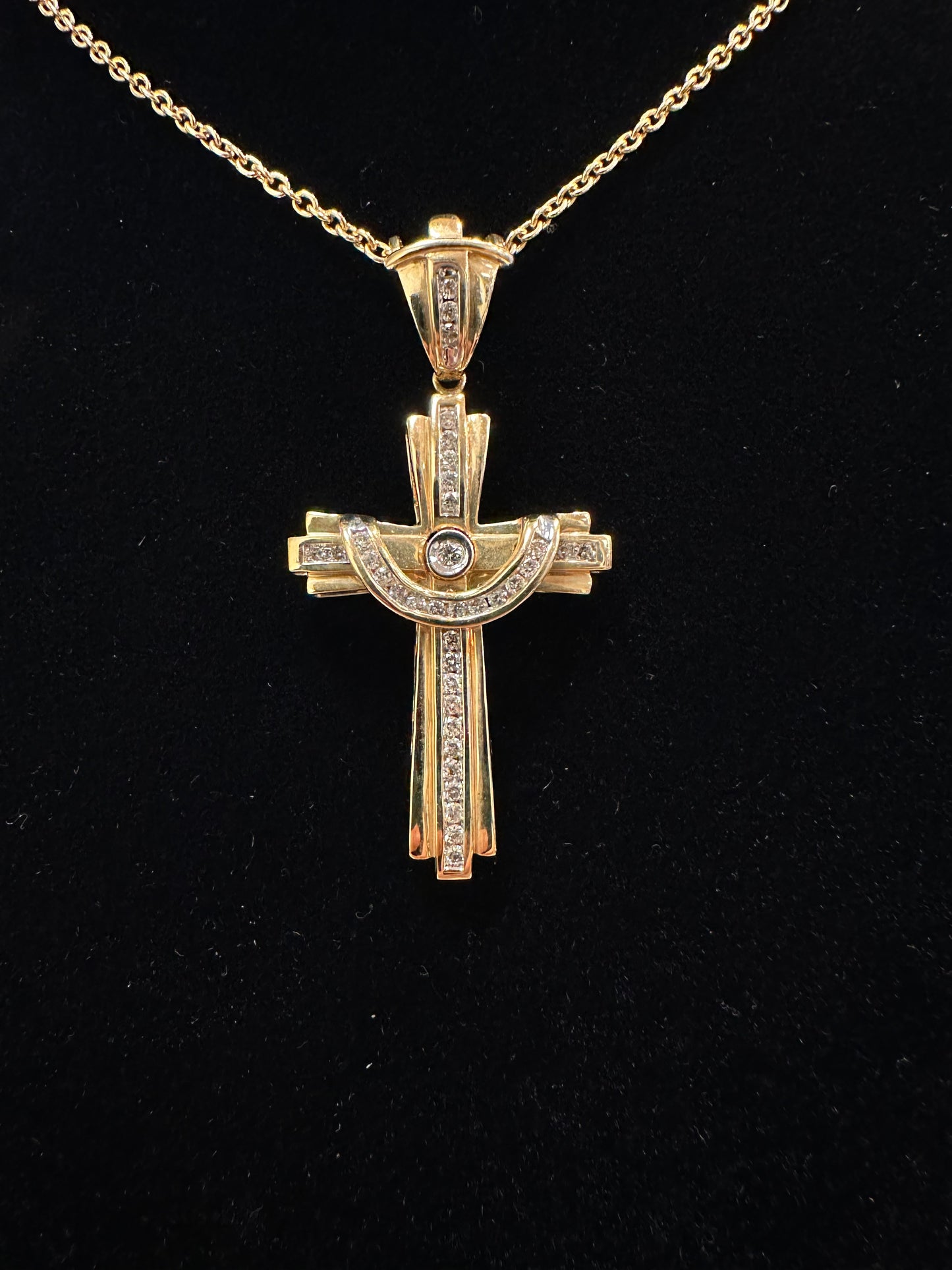 Diamond Cross 14k