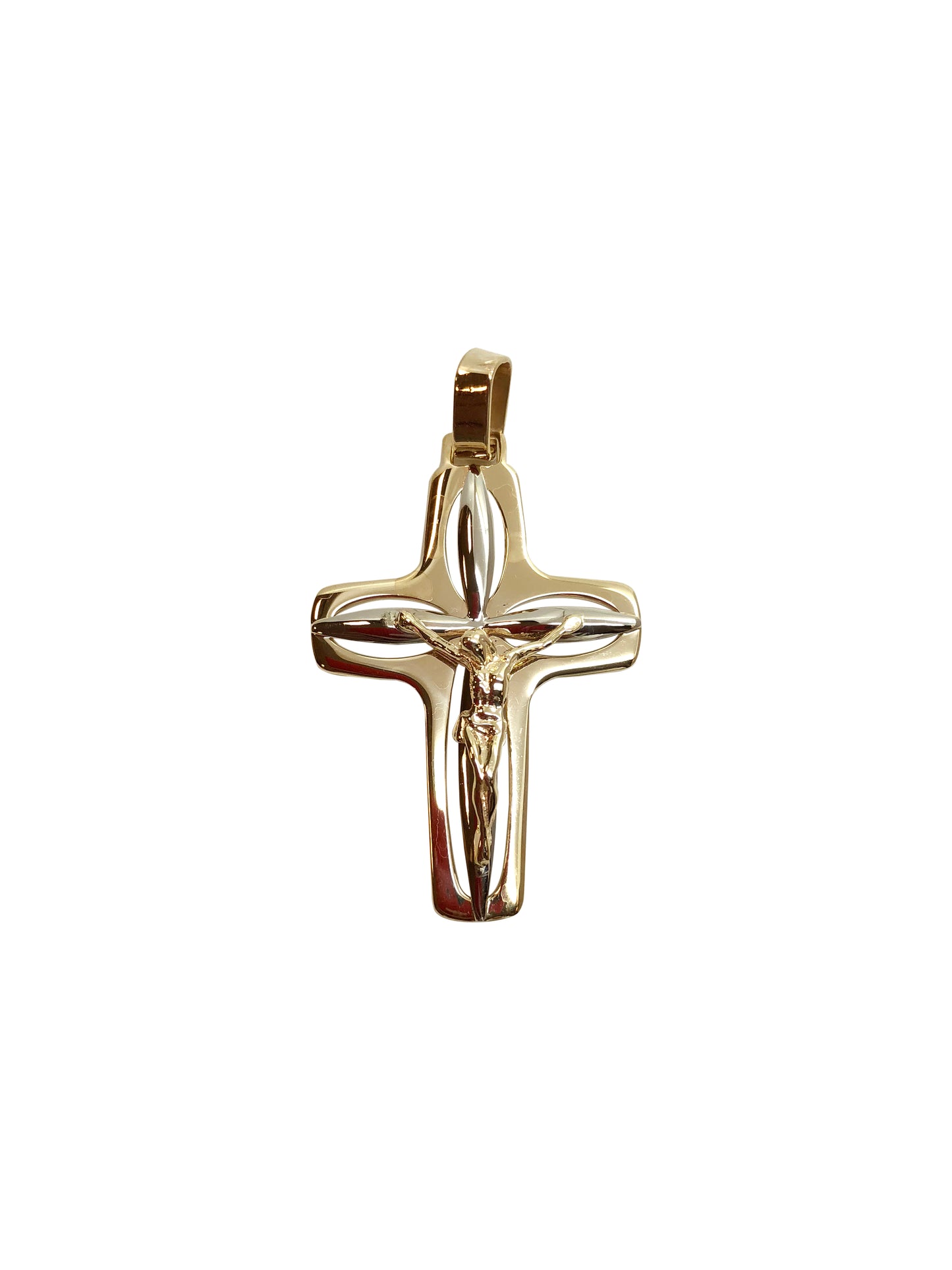 Oval Cutout Cross