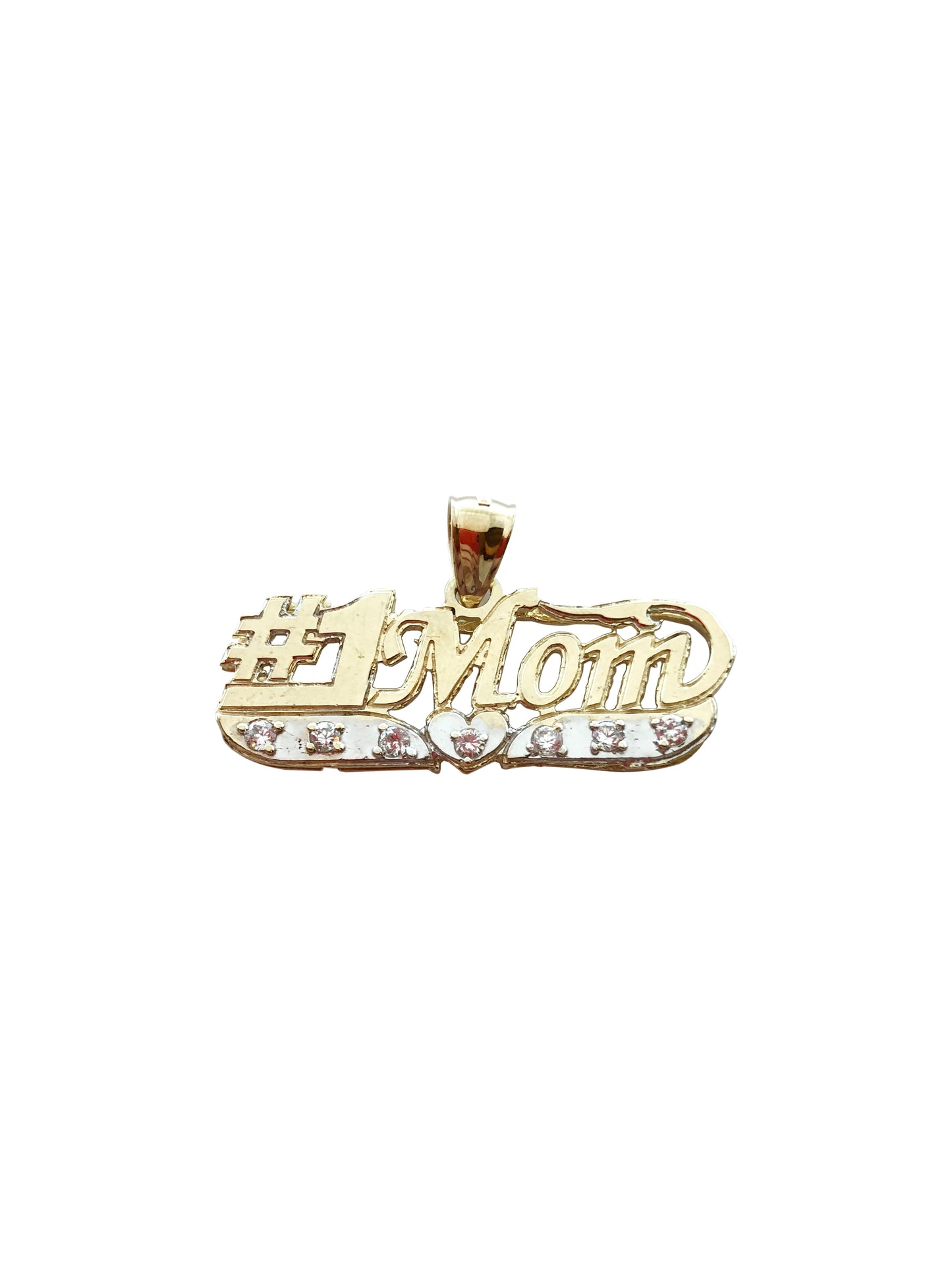#1 Mom Charm (10k Gold)