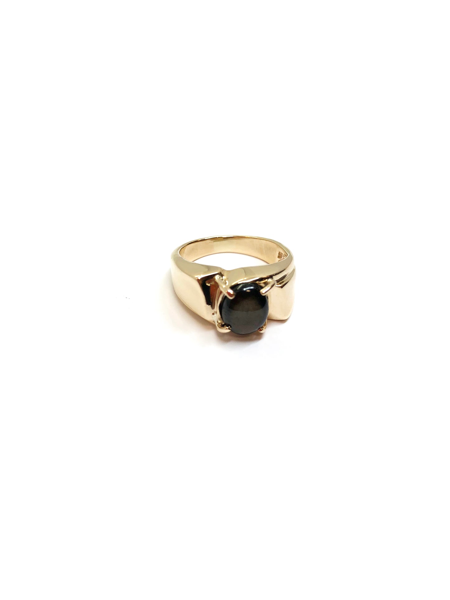 Brown Stone Ring 14K