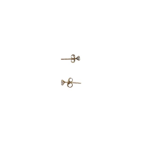 Child Zirconia Studs 14K Gold