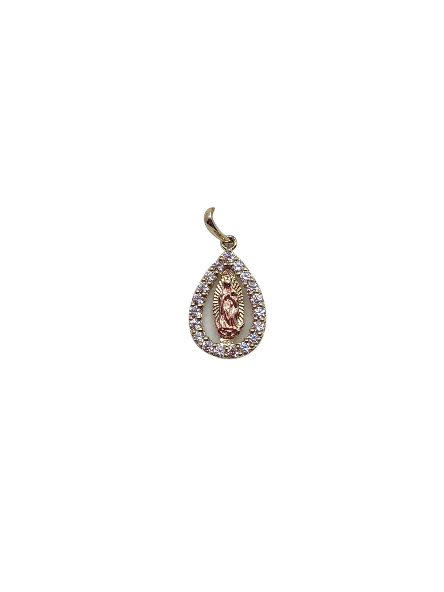 Virgin Mary Tear Drop Charm