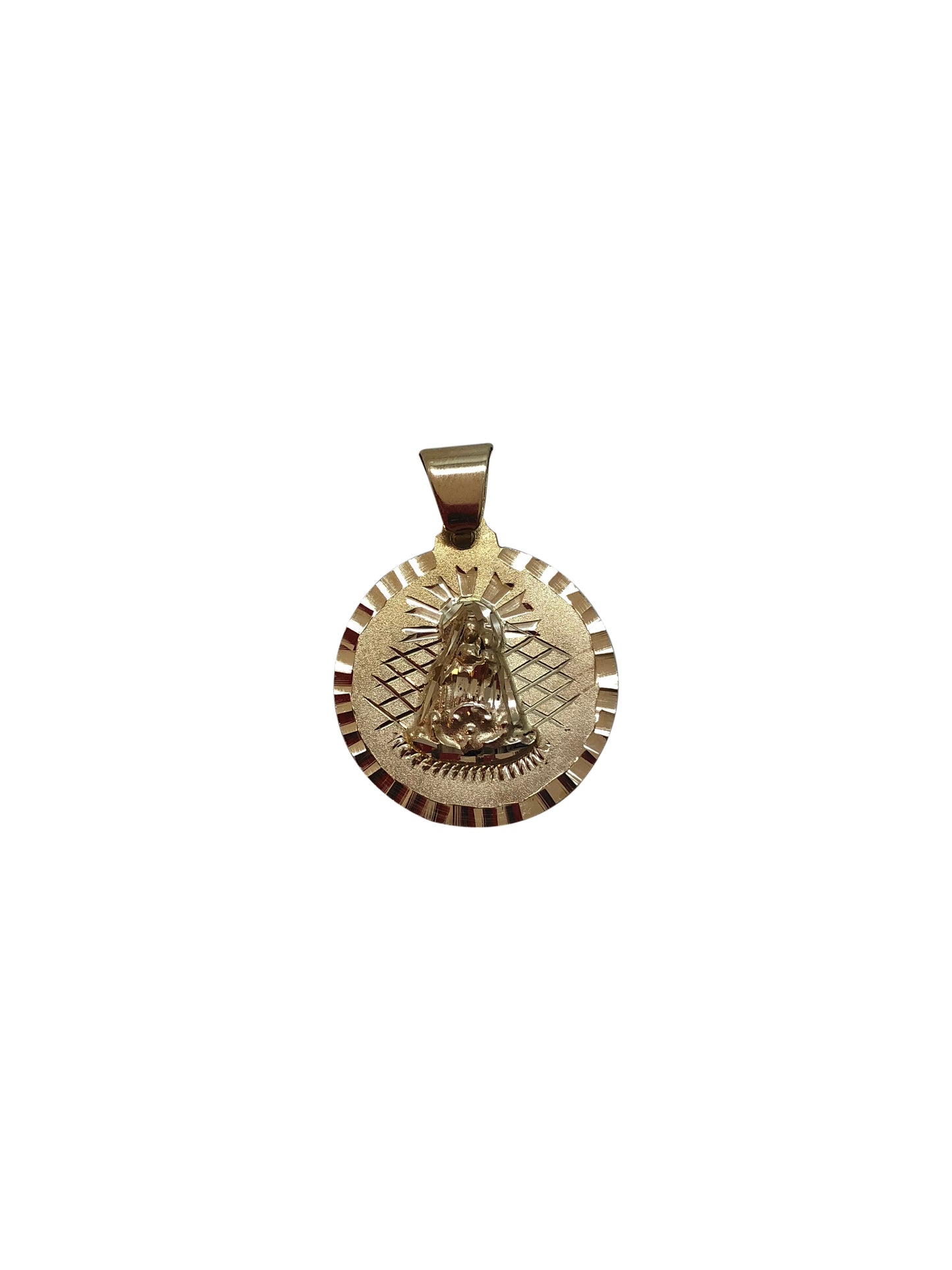 Gold Caridad del Cobre Charm