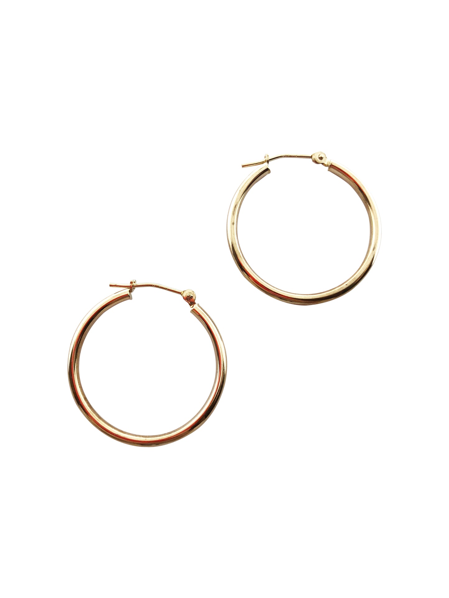 Thin Gold Hoops