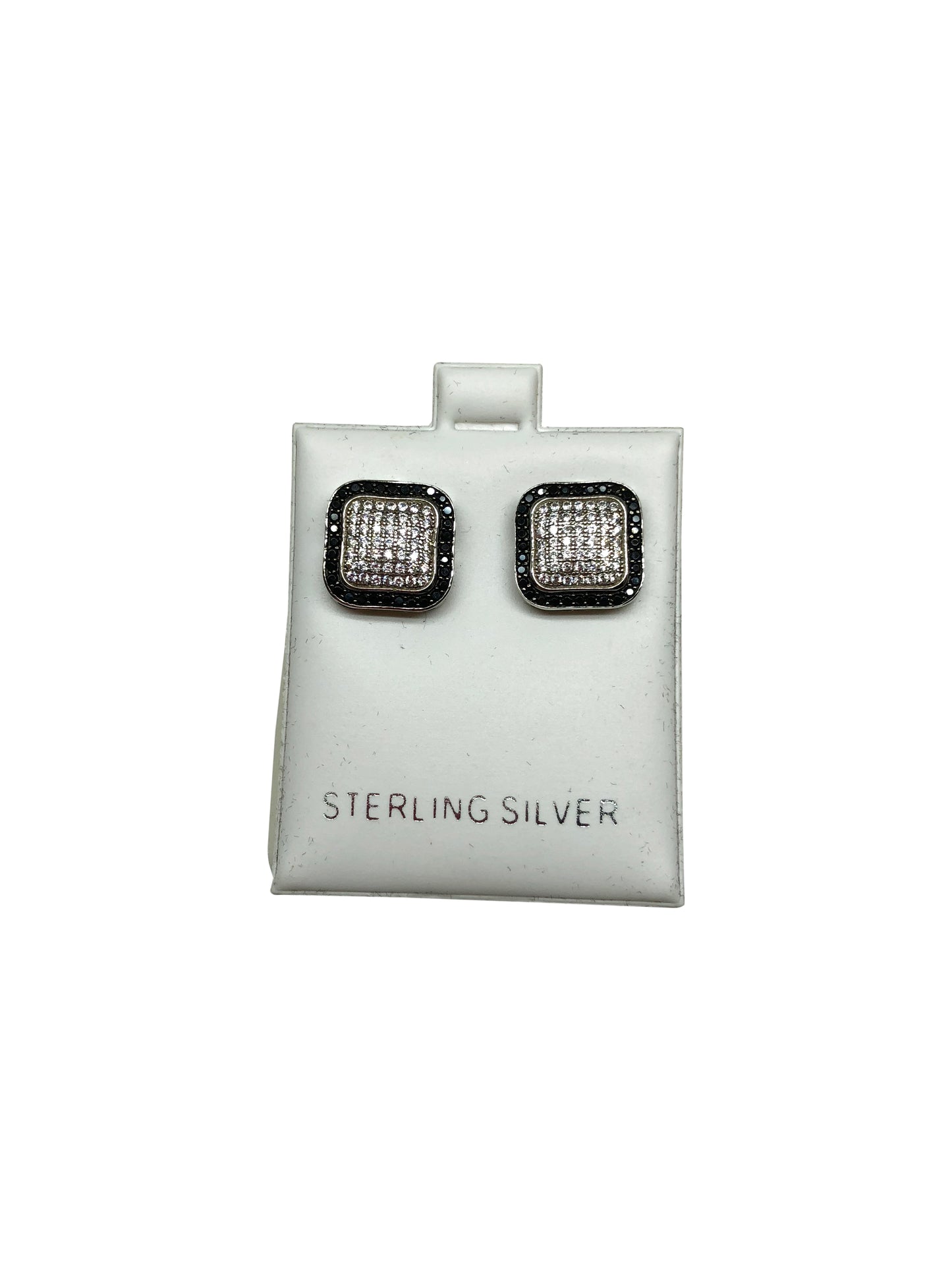 Rounded Black Edge Studs