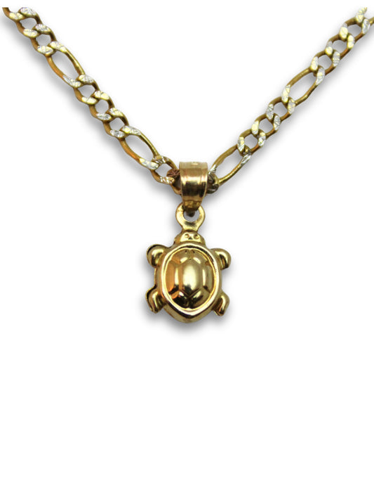 Turtle Small Charm 14 Karat