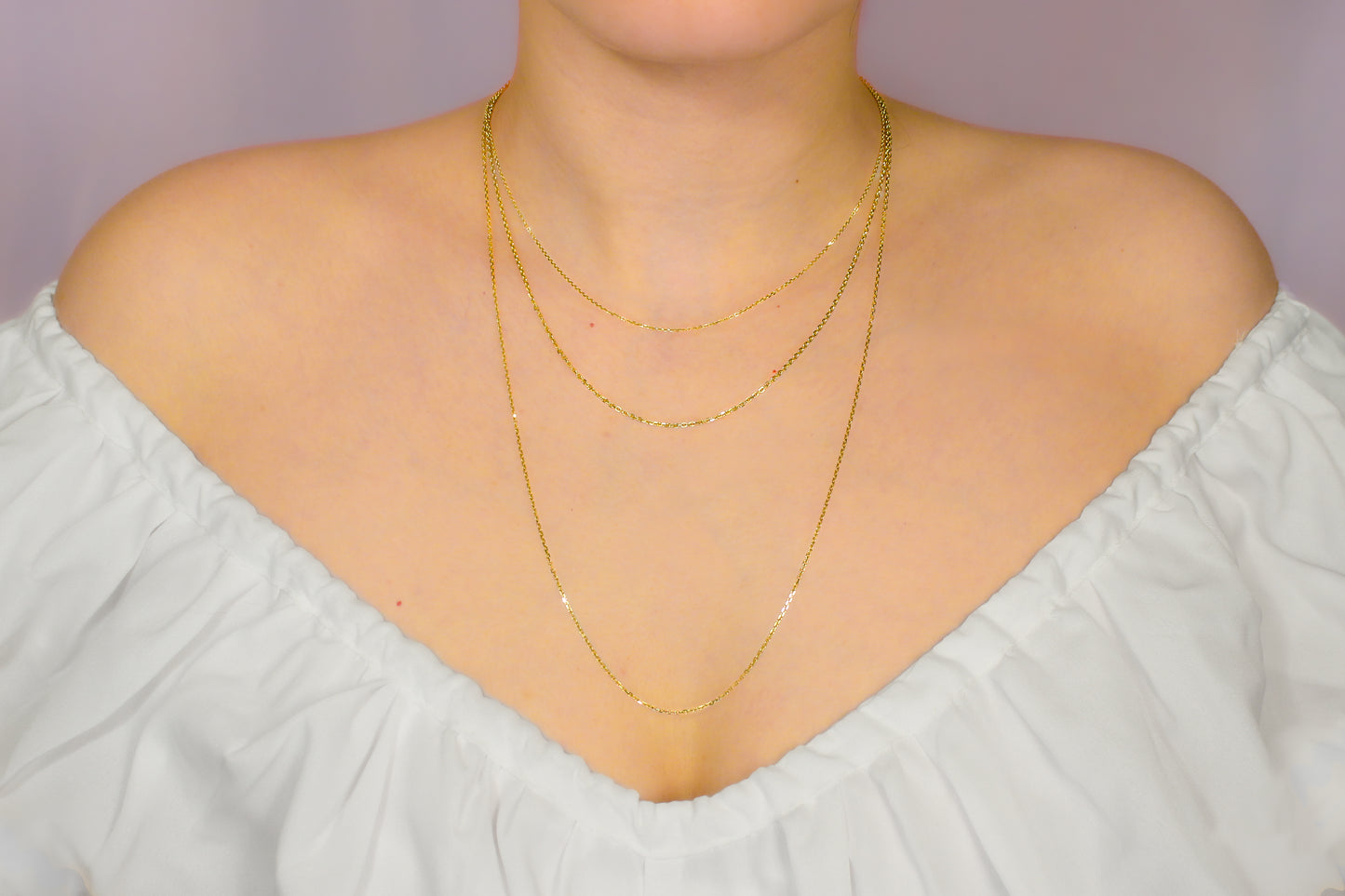 Basic Solid Gold Chains
