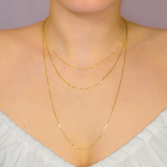 Basic Solid Gold Chains