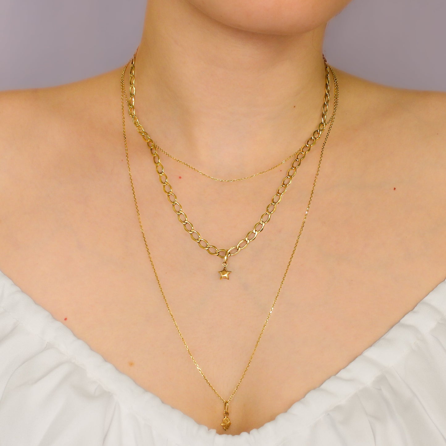 Star Charm 14 Karat