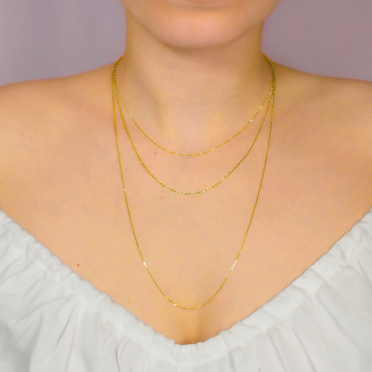 Basic Solid Gold Chains