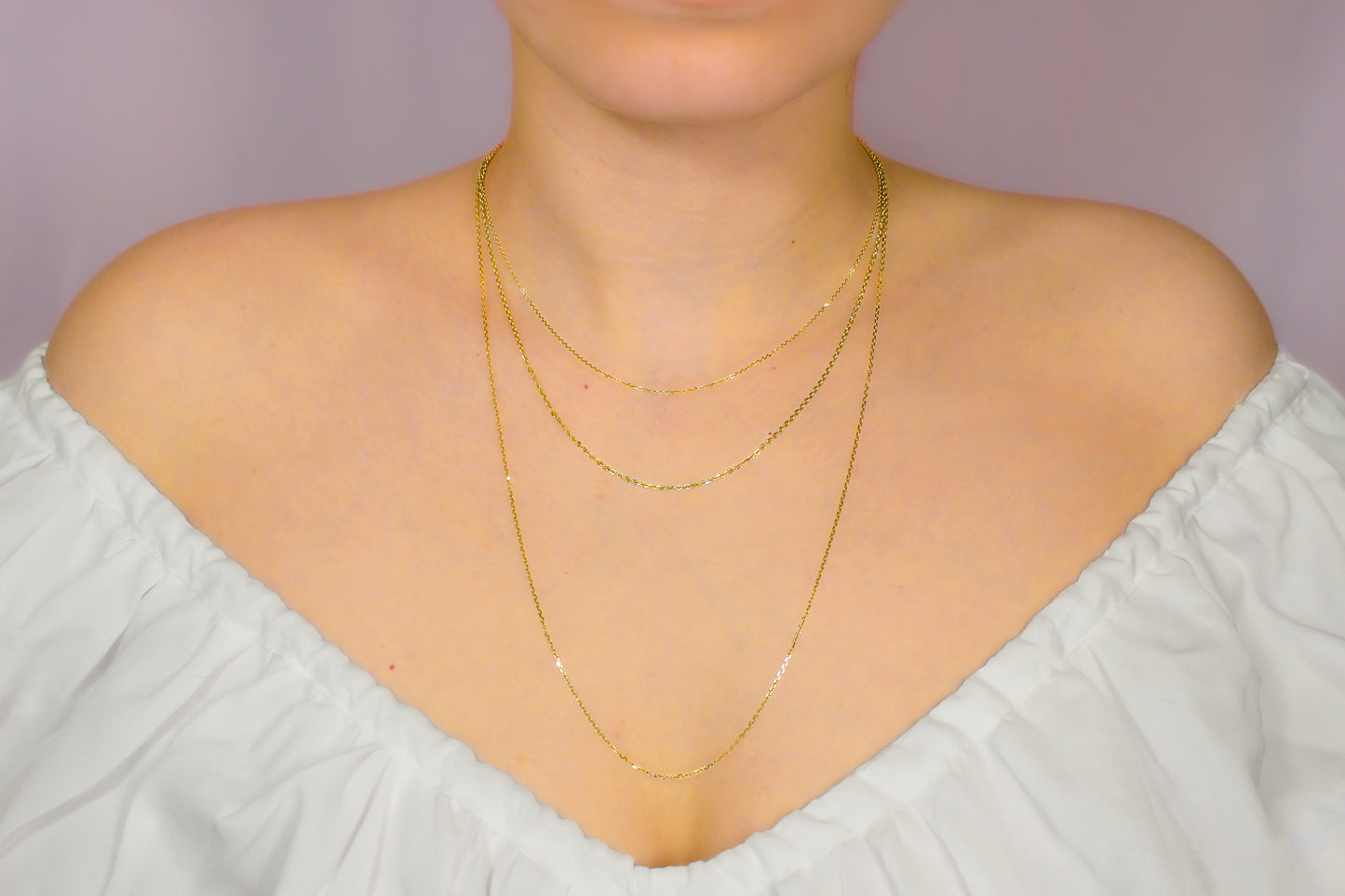 Basic Solid Gold Chains