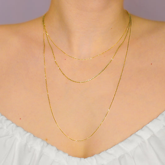 Basic Solid Gold Chains
