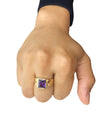 Simple Amethyst Ring (14K Gold)