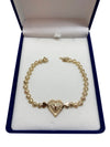 Gold Heart Bracelet