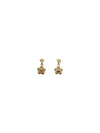 Gold 14k Flower Earrings