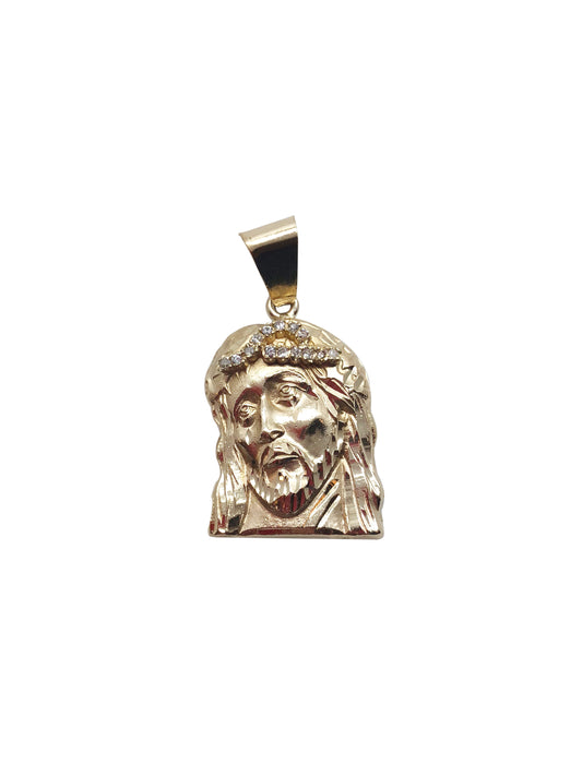 Jesus Crystal Crown Charm