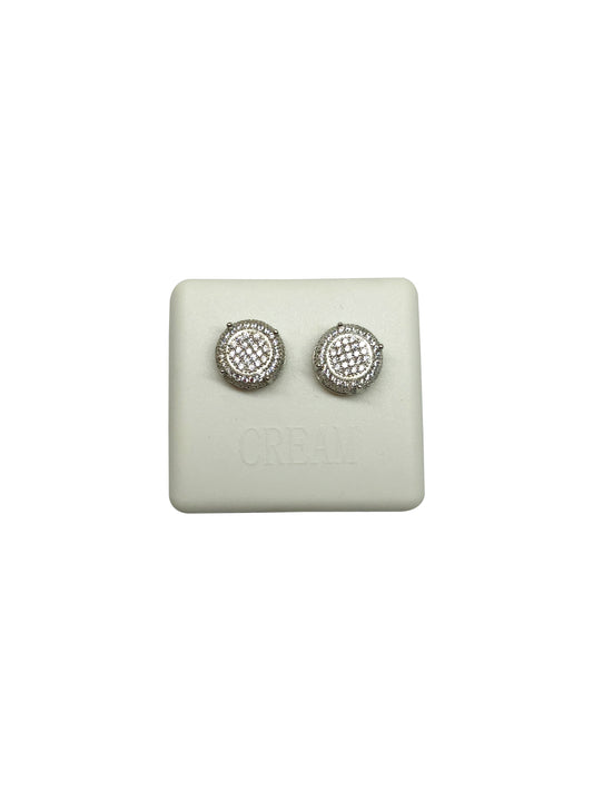 Circle Zirconia Studs