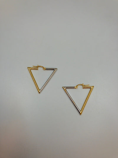 Women’s Triangular Earring 14k
