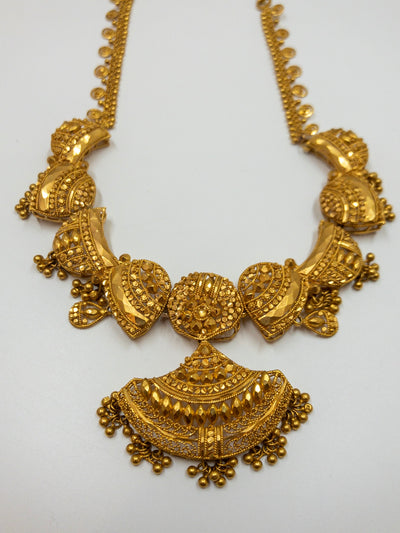 24k Indian Filigree Wedding Necklace