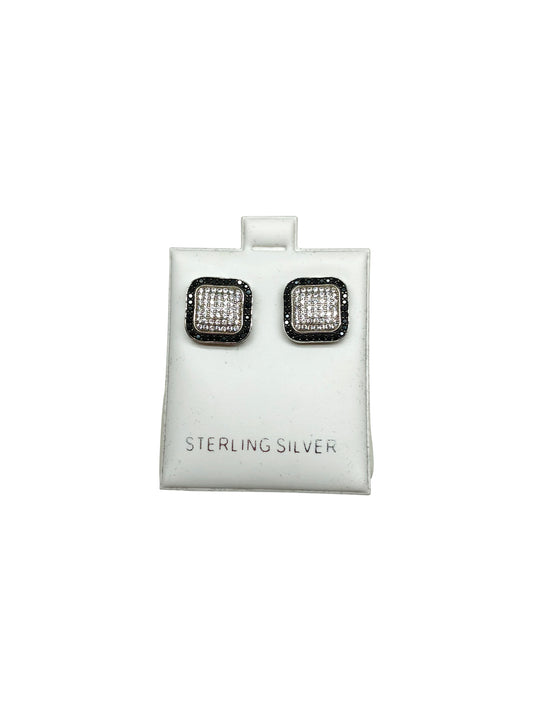 Rounded Black Edge Studs
